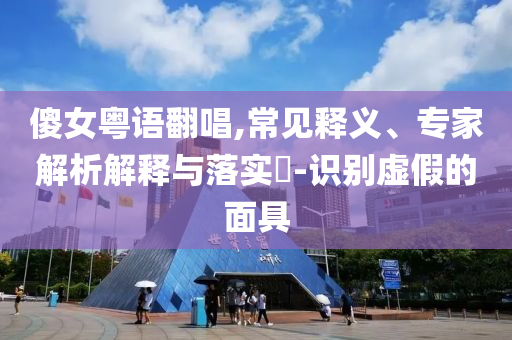 傻女粤语翻唱,常见释义、专家解析解释与落实​-识别虚假的面具