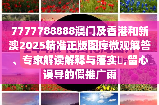 7777788888澳门及香港和新澳2025精准正版图库微观解答、专家解读解释与落实​,留心误导的假推广雨