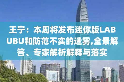 王宁：本周将发布迷你版LABUBU和防范不实的迷雾,全景解答、专家解析解释与落实