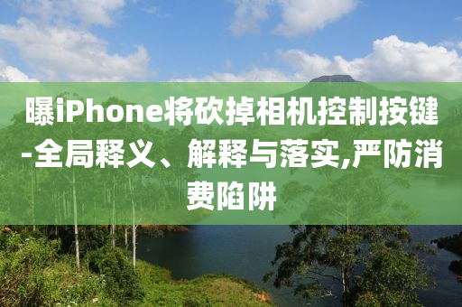 曝iPhone将砍掉相机控制按键-全局释义、解释与落实,严防消费陷阱