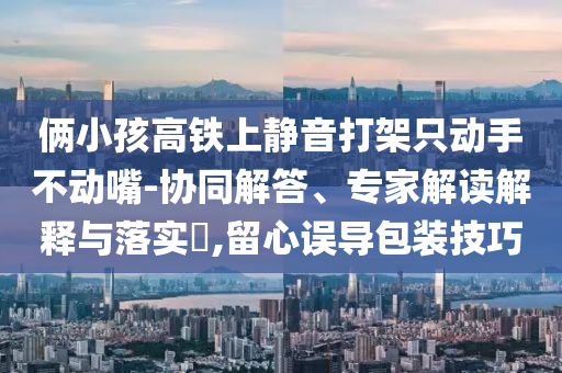 俩小孩高铁上静音打架只动手不动嘴-协同解答、专家解读解释与落实​,留心误导包装技巧