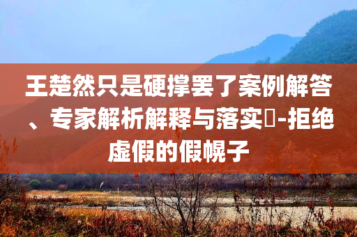 陳楚生唱情歌像失戀了幾百回明晰解答、解釋與落實-洞察虛假的本質