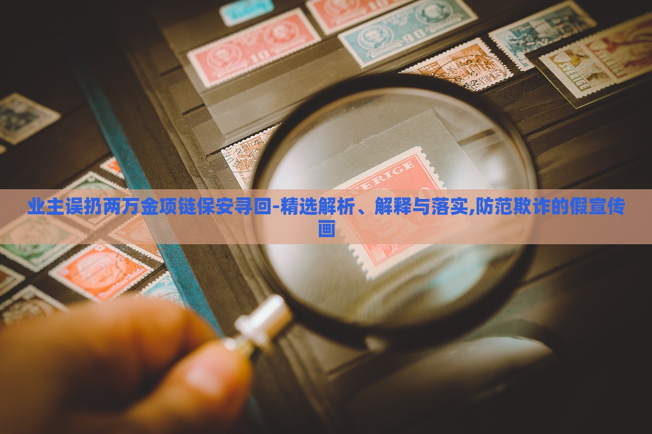 業(yè)主誤扔兩萬金項鏈保安尋回-精選解析、解釋與落實,防范欺詐的假宣傳畫