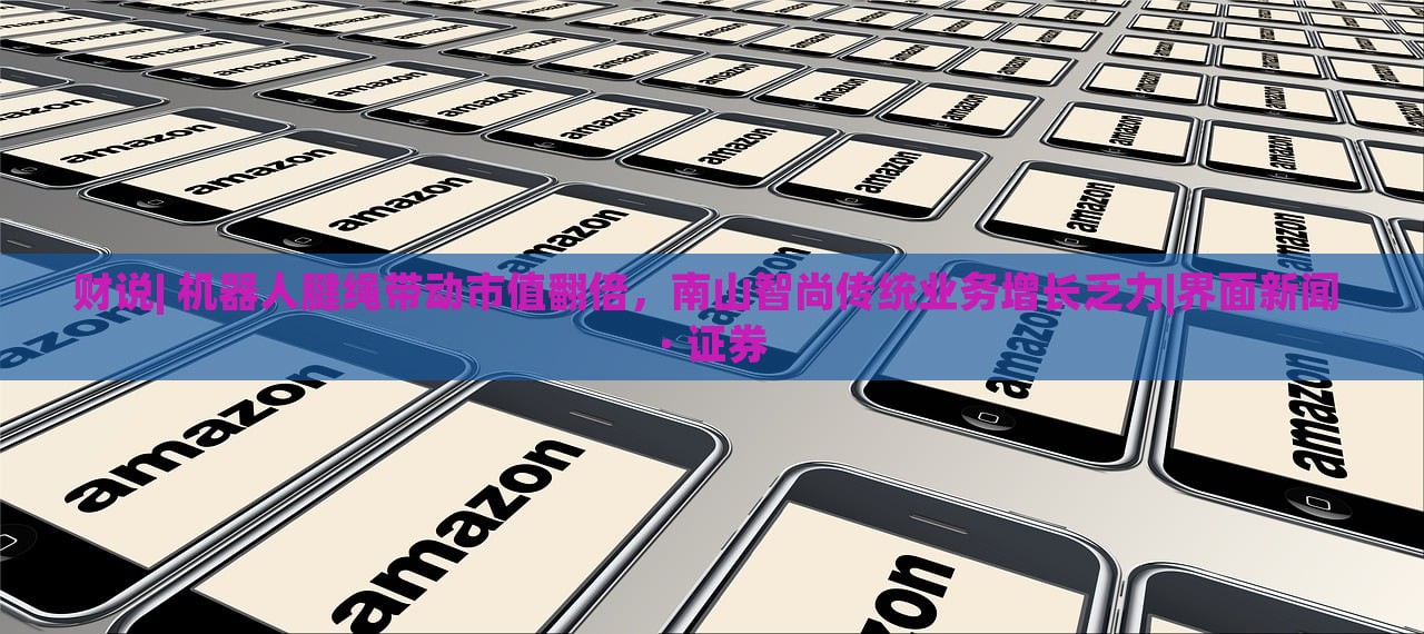 財(cái)說| 機(jī)器人腱繩帶動市值翻倍，南山智尚傳統(tǒng)業(yè)務(wù)增長乏力|界面新聞 · 證券